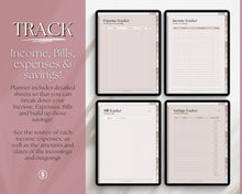 Load image into Gallery viewer, UNDATED Digital Budget Planner for GoodNotes | Digital iPad Finance Planner | Lux