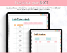 Load image into Gallery viewer, UNDATED Digital Budget Planner for GoodNotes | Digital iPad Finance Planner | Colorful Sky