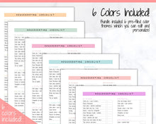 Load image into Gallery viewer, Airbnb Cleaning Checklist, EDITABLE Housekeeping Cleaning Planner, Cleaning Schedule, House Chores, Clean Routine, Professional Cleaning