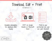 Load image into Gallery viewer, Airbnb Cleaning Checklist, EDITABLE Housekeeping Cleaning Planner, Cleaning Schedule, House Chores, Clean Routine, Professional Cleaning