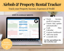 Load image into Gallery viewer, Airbnb Host BUNDLE! Editable Airbnb Signs, Welcome Book Template, Cleaning checklist, Business Tracker Spreadsheet, Air bnb Printables, VRBO | Yellow