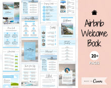 Load image into Gallery viewer, Airbnb Template BUNDLE! Editable Airbnb Signs, Welcome Book, Cleaning checklist, Business Tracker Spreadsheet, Air bnb Printables, Host VRBO | Pink