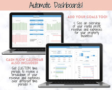 Load image into Gallery viewer, Airbnb Template BUNDLE! Editable Airbnb Signs, Welcome Book, Cleaning checklist, Business Tracker Spreadsheet, Air bnb Printables, Host VRBO | Pink