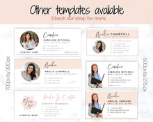 Load image into Gallery viewer, Business Card Template. DIY add logo & photo! Editable Canva Design. Minimalist, Modern, Realtor Marketing, Real Estate, Realty Professional | Pink Style 3