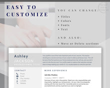 Load image into Gallery viewer, CV TEMPLATE Resume Word. Professional Resume Template. Minimalist Executive. CV template free. Resume Template Bundle. Curriculum Vitae | Style 21