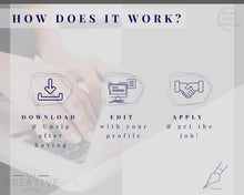 Load image into Gallery viewer, CV TEMPLATE Resume Word. Professional Resume Template. Minimalist Executive. CV template free. Resume Template Bundle. Curriculum Vitae | Style 21