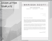 Load image into Gallery viewer, CV TEMPLATE Resume Word. Professional Resume Template. Minimalist Executive. CV template free. Resume Template Bundle. Curriculum Vitae | Style 27