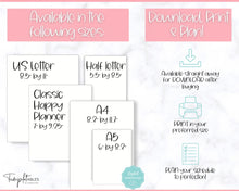 Load image into Gallery viewer, Daily Planner, Weekly Planner, Monthly Planner Printable PACK! Digital Planner Insert Sets, To do List, Productivity, Work Day, Hourly, A4 A5 Letter, iPad, Goodnotes - Colorful Sky