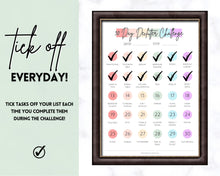 Load image into Gallery viewer, Declutter Checklist, 30 Day Challenge Printable, Cleaning Planner Schedule, De clutter your home, Spring Clean, Home Cleaning, Organization - Pastel