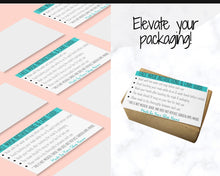 Load image into Gallery viewer, EDITABLE Face Mask LABEL Care Card, How to Handle Order Card, Face Mask Instructions, Business Card Labels, Mask Seller, Package Label Tag | Grey