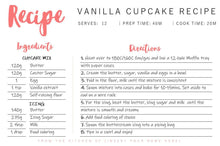 Load image into Gallery viewer, EDITABLE Recipe Card template, Recipe Template, Recipe Cards Printable, Simple, Retro, 4x6, Insert, Minimal, Sheet, Recipe Box, Sheet, Book | Style 3