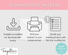 Load image into Gallery viewer, FREE - Monthly Planner Printable, Monthly Calendar, To Do List Printable, Undated Schedule, Productivity Template | Colorful