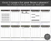 Load image into Gallery viewer, Finance Planner BUNDLE! Budget Planner Templates, Financial Savings Tracker Printable Binder, Monthly Debt, Bill, Spending, Expenses Tracker | Mango