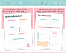 Load image into Gallery viewer, Gratitude Journal Printable BUNDLE! Mindfulness Log, Gratitude Template, Self Care Planner, Daily Journal for Women, Gratitude Jar, Wellness | Colorful Sky