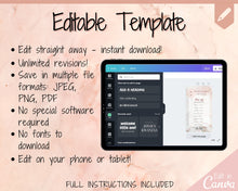 Load image into Gallery viewer, Instagram Template PRICE LIST Instagram Story! Price List Template for your feed, IG Stories, Highlights. Instagram Marketing, Social Media | Nude Marble