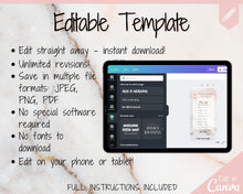Load image into Gallery viewer, Instagram Template PRICE LIST Instagram Story! Price List Template for your feed, IG Stories, Highlights. Instagram Marketing, Social Media | Pink & Grey Marble