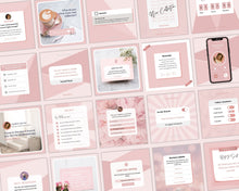 Load image into Gallery viewer, Instagram Theme - NOTIFICATION post Templates! Social Media Engagement Booster, Reminders Feed, Instagram Frame Quote, Canva Theme, Coaching | Pink