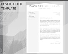 Load image into Gallery viewer, Professional Resume Template Word. CV Template Professional, CV Design, Executive Resume Template, Clean Curriculum Vitae, Minimalist, Free | Style 16