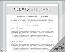 Load image into Gallery viewer, Professional Resume Template Word. CV Template Professional, CV Design, Executive Resume Template, Clean Curriculum Vitae, Minimalist, Free | Style 19