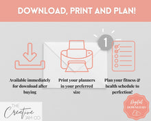 Load image into Gallery viewer, SIMPLE MONTHLY Budget Planner Printable, Financial Tracker Template, Paycheck, Savings Tracker, Binder, Debt, Bill, Spending, Expense Income