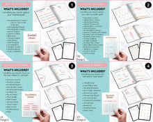 Load image into Gallery viewer, SKY Ultimate PLANNER BUNDLE! Printable Goal Planner, Finances & Budget Planner, Fitness Planner, Self Care Journal, Life, Health | Colorful Sky