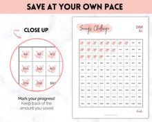 Load image into Gallery viewer, Savings Challenge BUNDLE, 5k, 10k & 20k Saving Tracker Printables, 5000, 10000, 20000, 100 Day, Cash Envelopes, Save Money, Budget, Finance | Pink Scrawl