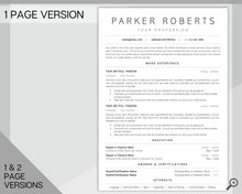 Load image into Gallery viewer, Sorority Recruitment Template, Sorority Resume Template Kit, Professional Resume Template Packet, Executive Curriculum Vitae Template Bundle | Style 3
