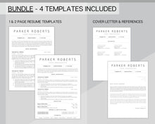 Load image into Gallery viewer, Sorority Recruitment Template, Sorority Resume Template Kit, Professional Resume Template Packet, Executive Curriculum Vitae Template Bundle | Style 3