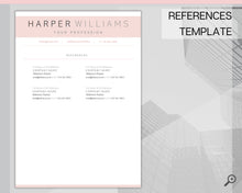 Load image into Gallery viewer, Sorority Recruitment Template, Sorority Resume Template Kit, Professional Resume Template Packet, Executive Curriculum Vitae Template Bundle | Style 5