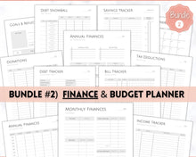 Load image into Gallery viewer, Ultimate PLANNER BUNDLE! Printable Goal Planner, Finances & Budget Planner, Fitness Planner, Self Care Journal, Life, Health | Pink