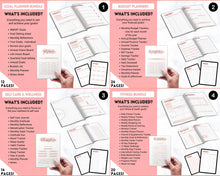Load image into Gallery viewer, Ultimate PLANNER BUNDLE! Printable Goal Planner, Finances & Budget Planner, Fitness Planner, Self Care Journal, Life, Health | Pink Watercolor