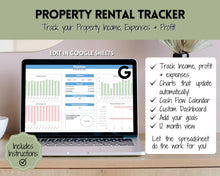 Load image into Gallery viewer, Ultimate VRBO Template BUNDLE! Editable Vacation Rental Sign, Welcome Book Template, Airbnb Cleaning checklist, Business Tracker Spreadsheet | Green