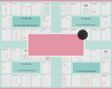 Load and play video in Gallery viewer, Ultimate PLANNER BUNDLE | Printable Goal Planner, Finances & Budget Planner, Fitness Planner, Self Care Journal, Life Planner | Colorful Sky