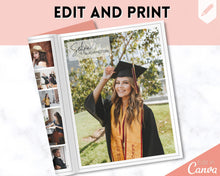 Load image into Gallery viewer, Yearbook Ad Template for Senior &amp; High School Graduation | FULL Page School Yearbook | Style 6
