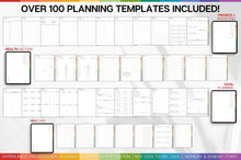 Load image into Gallery viewer, PROFESSIONAL'S Digital Planner, 2026 Daily Weekly, Monthly Planner, GoodNotes Planner, Undated Life Planner, iPad, SMART Apple links | COLORFUL
