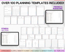Load image into Gallery viewer, 2026 OneNote Digital Planner | OneNote Template for Daily, Weekly &amp; Monthly Planning | Colorful
