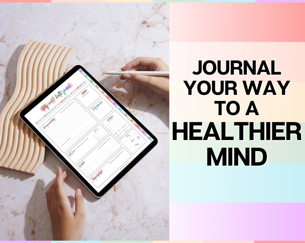 Digital Mental Health Journal | Self Care Planner for GoodNotes & iPad