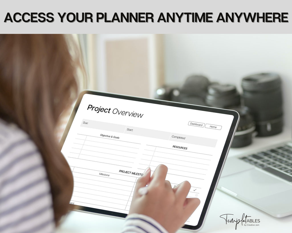 Digital Project Planner | Ultimate Tracker for Project Management