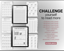 Load image into Gallery viewer, Digital Reading Journal | Kindle Scribe Templates with Digital Reading Planner, Digital Book Journal, Reading Log, Book Tracker, Book Review
