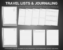 Load image into Gallery viewer, reMarkable 2 Travel Planner | Digital Travel Journal, Vacation Diary &amp; Travel Iteniary for Remarkable 2
