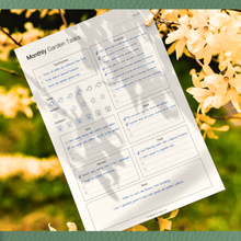 Load image into Gallery viewer, Gardening Planner &amp; Plant Journal | Planting Calendar, Plant Care, Seed Starting, Herb Notes, Garden Planner (Botanical)
