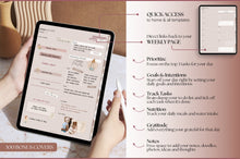 Load image into Gallery viewer, GLOW UP Mega BUNDLE! 2026 Digital Planners | Luxury Daily Planner, Digital Notebook, Fitness Planner &amp; Reading Journal, Smart Apple Links
