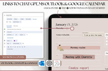 Load image into Gallery viewer, GLOW UP Mega BUNDLE! 2026 Digital Planners | Luxury Daily Planner, Digital Notebook, Fitness Planner &amp; Reading Journal, Smart Apple Links
