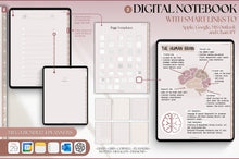 Load image into Gallery viewer, GLOW UP Mega BUNDLE! 2026 Digital Planners | Luxury Daily Planner, Digital Notebook, Fitness Planner &amp; Reading Journal, Smart Apple Links
