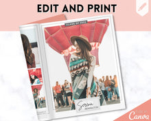 Load image into Gallery viewer, Yearbook Ad Template for Senior &amp; High School Graduation | FULL Page School Yearbook | Style 7
