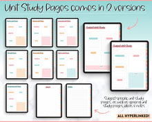 Load image into Gallery viewer, Digital Teacher Planner - 2023 &amp; 2024 Academic Planner | GoodNotes Homeschool Lesson Plan Template for iPad | Colorful Sky
