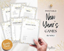 Load image into Gallery viewer, New Years Games BUNDLE | 20 New Years Eve Party Game Printables for Adults
