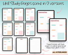 Load image into Gallery viewer, Digital Teacher Planner - 2024 &amp; 2025 Academic Planner | GoodNotes Homeschool Lesson Plan Template for iPad | Colorful Sky
