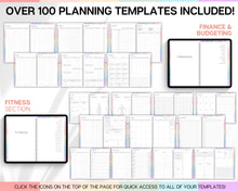 Load image into Gallery viewer, 2025 COLORFUL Digital Planner | GoodNotes Planner With Daily, Weekly &amp; Monthly Planner | Undated Life Planner For Notability &amp; iPad
