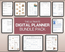 Load image into Gallery viewer, All Access Digital Planner BUNDLE! 15+ GoodNotes Planners | 2025 Daily Weekly Planner | Undated | Perfect for Student, Notebook, Fitness, Travel, Budget, iPad &amp; ADHD | Mono
